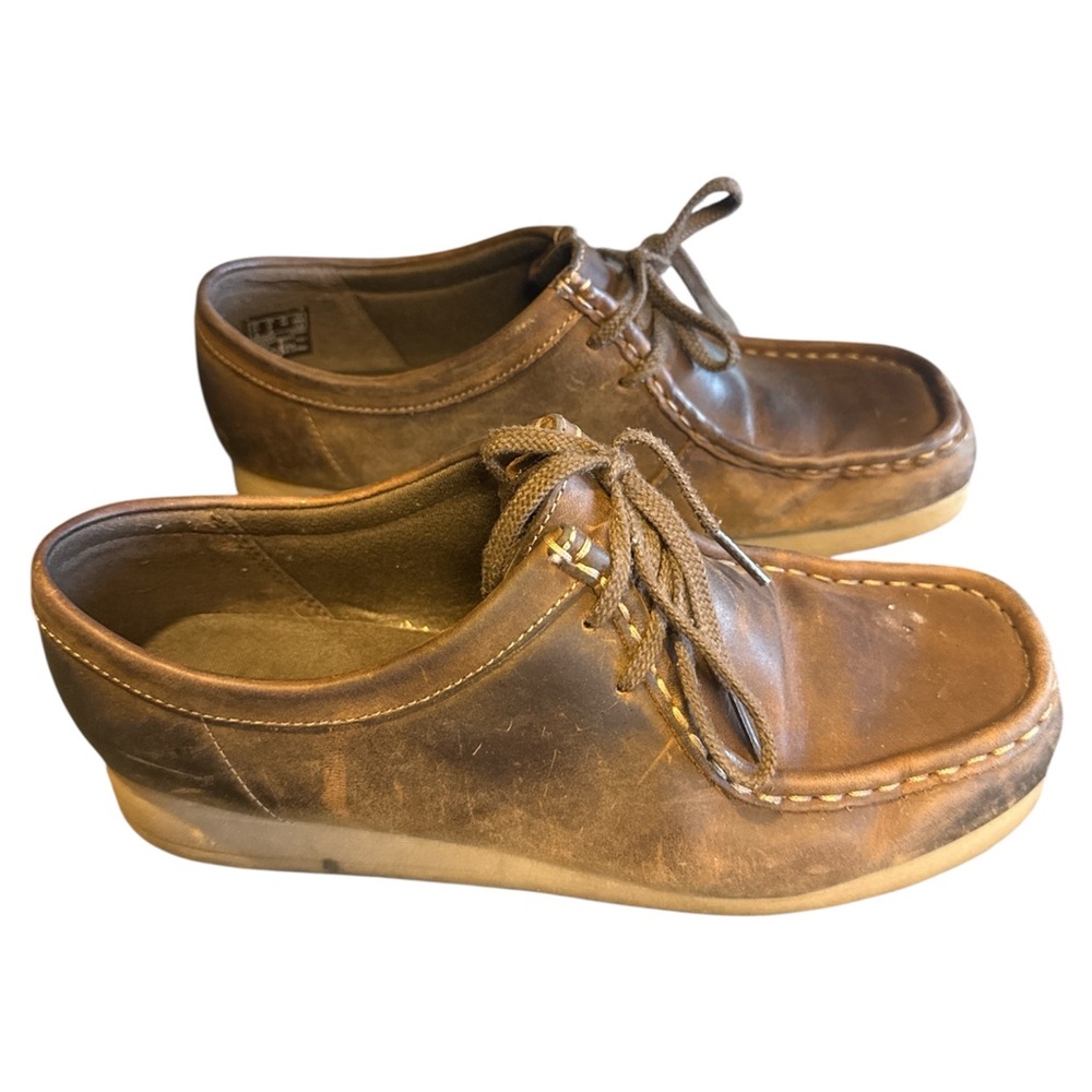 Clarks dark Brown Leather Wallaby  Loafers